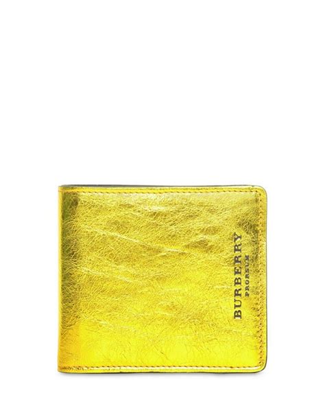 burberry metallic wallet|burberry wallet for men's.